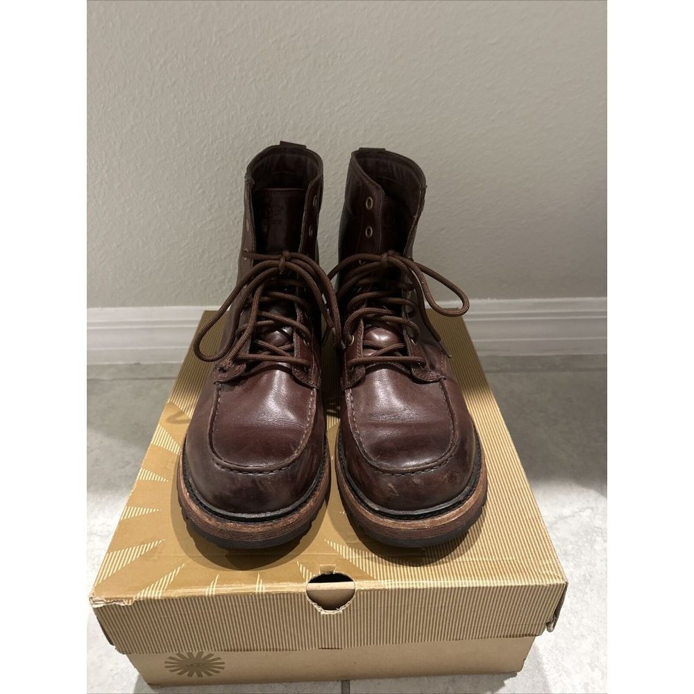 Men’s UGG Noxon Brown Boots Size 10.5 - Picture 5 of 10
